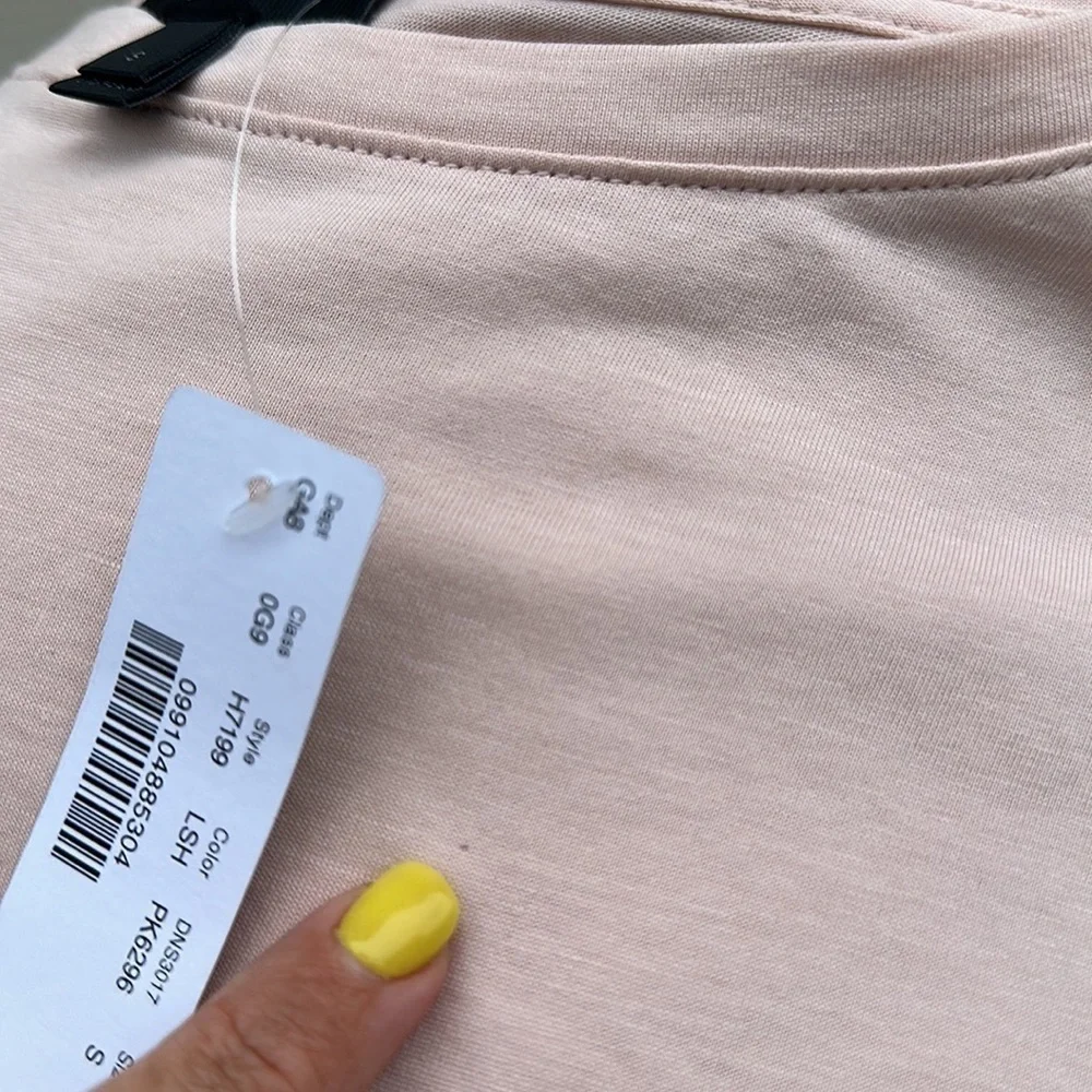 J. Crew Twist-back Long-sleeve T-shirt - Blush Pink